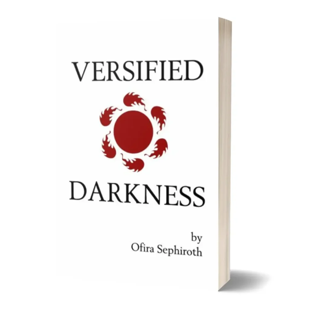 Versified Darkness Paperback by Rena Aliston (Ofira Sephiroth)